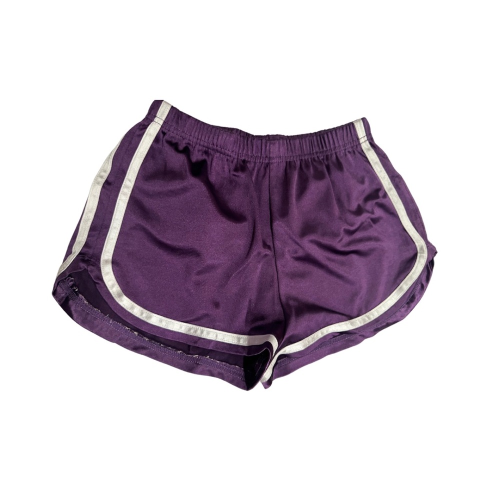 Purple Velvet Shorts